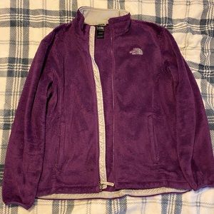 North Face full zip fleece jacket